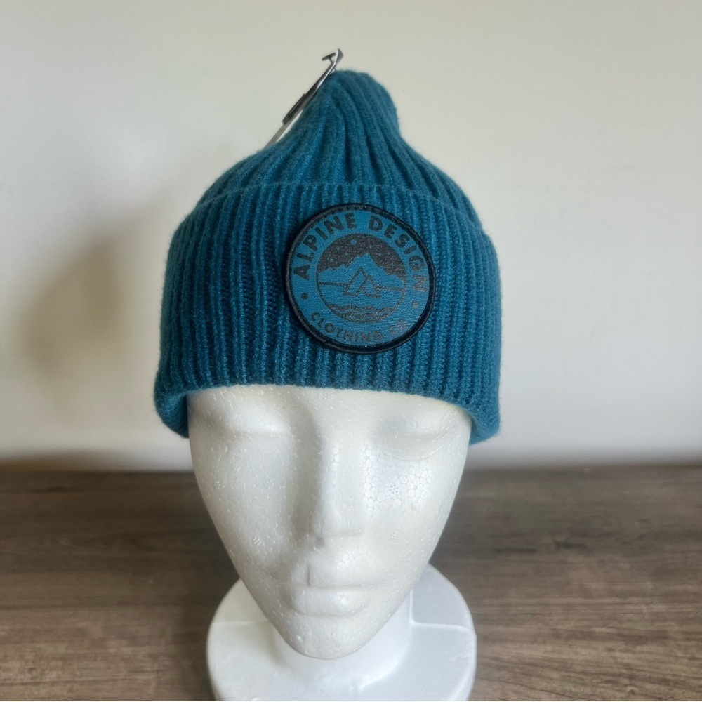 Alpine Ink Blue Logo Beanie